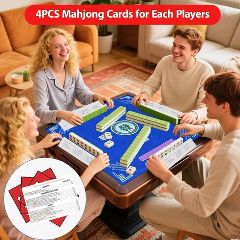 Mahjong Cards 2026, Official Revision - Four Large-Size Cards | Official Hands and Rules for American Mahjong in Kuwait