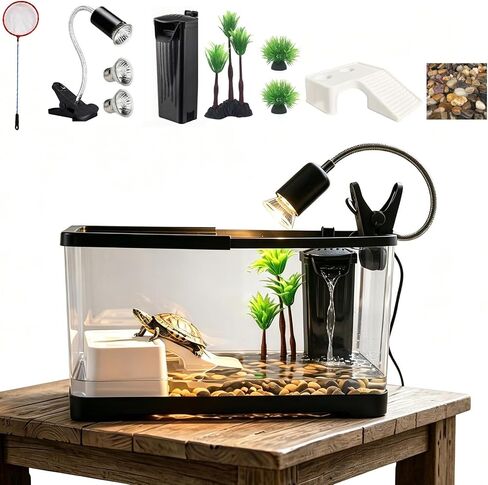 Turtle Tank Kit XLarge Acrylic Aquatic Tank Starter Kit in Saudi Arabia