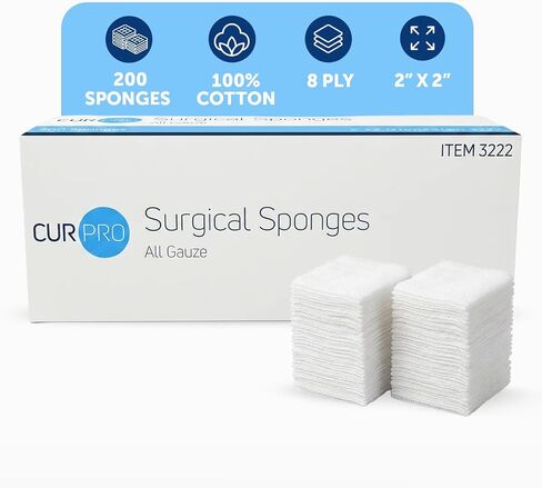 Dynarex Corporation (#3222) Gauze Pad Sponges Non-Sterile Pack of 200 in Kuwait