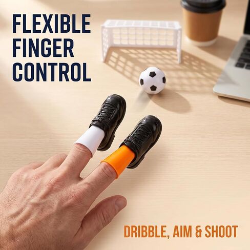 Finger Soccer Game Set with 2 Goals, Mini Table Football Game for Fans Club Sports Bar and Home Party in Kuwait