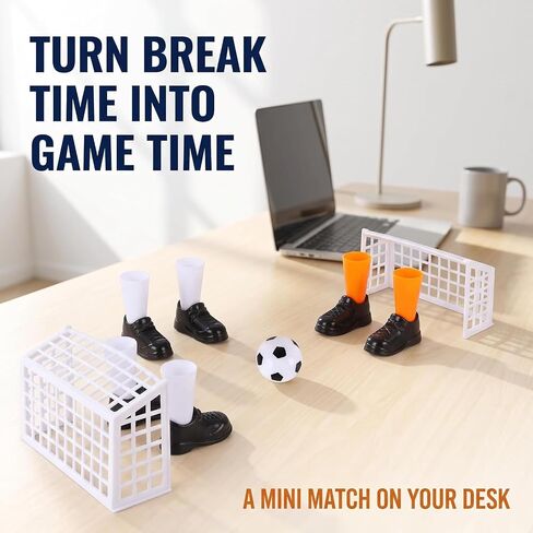 Finger Soccer Game Set with 2 Goals, Mini Table Football Game for Fans Club Sports Bar and Home Party in Kuwait