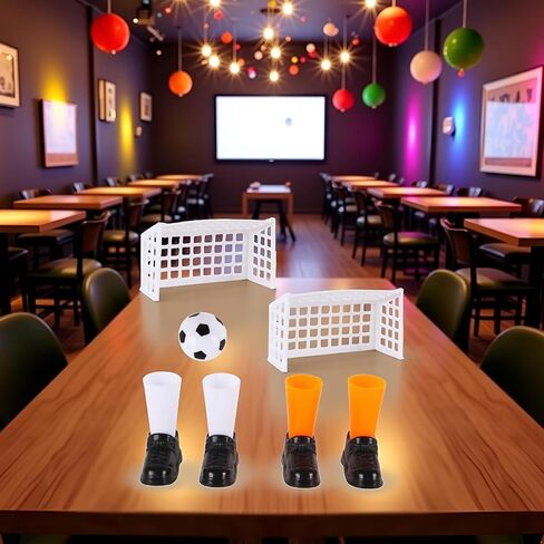 Finger Soccer Game Set with 2 Goals, Mini Table Football Game for Fans Club Sports Bar and Home Party in Kuwait