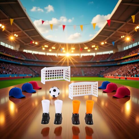 Finger Soccer Game Set with 2 Goals, Mini Table Football Game for Fans Club Sports Bar and Home Party in Kuwait