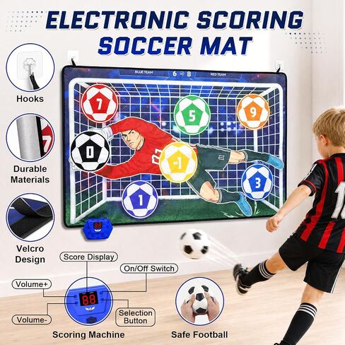 Electronic Scoring Soccer Game for Kids, Indoor Outdoor Soccer Training Toy in Saudi Arabia