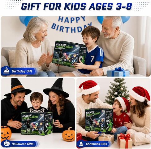 Electronic Scoring Soccer Game for Kids, Indoor Outdoor Soccer Training Toy in Saudi Arabia