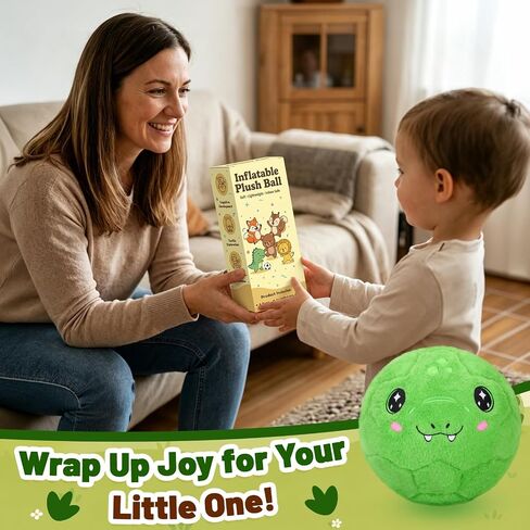 Indoor Silent Soccer Ball for 1-3 Soft Inflatable Dino Plush Ball in Saudi Arabia