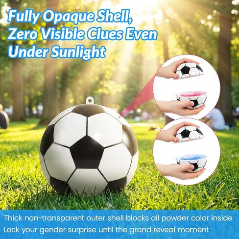 Gender Reveal Soccer Ball Kit, Pink & Blue Powder, Boy or Girl in Kuwait