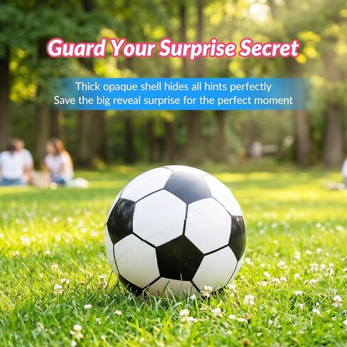 Gender Reveal Soccer Ball Kit, Pink & Blue Powder, Boy or Girl in Kuwait