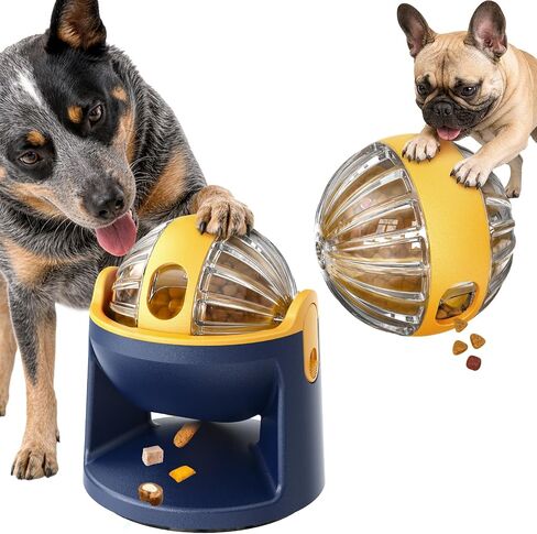 KADTC TreatOrbit 2-in-1 Dog Puzzle Toy, Treat Ball Dispenser, Slow Feeder in Kuwait