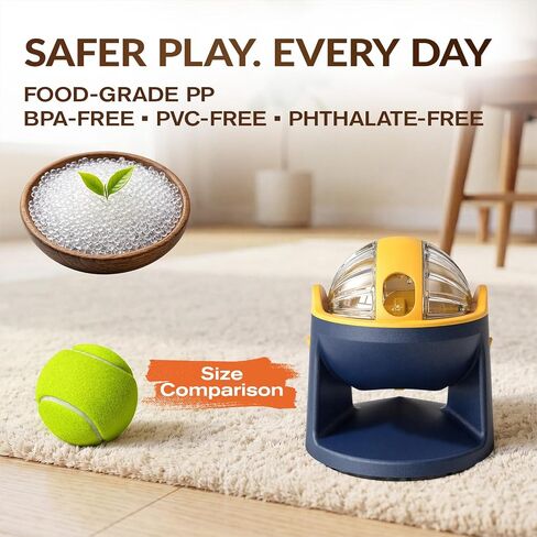 KADTC TreatOrbit 2-in-1 Dog Puzzle Toy, Treat Ball Dispenser, Slow Feeder in Kuwait