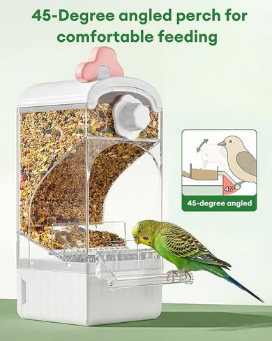 Bucatstate No Mess Bird Feeder, Auto Dispenser, Dual Filter & Waste Drawer in Kuwait