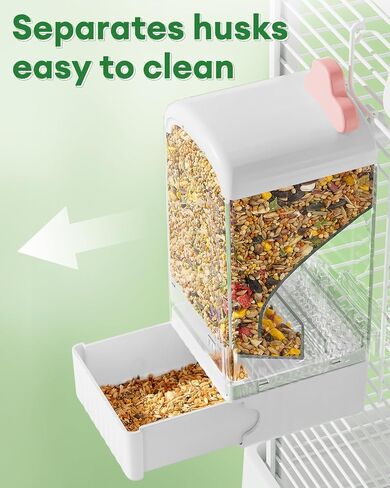 Bucatstate No Mess Bird Feeder, Auto Dispenser, Dual Filter & Waste Drawer in Kuwait