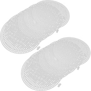 Plastic Mesh Canvas Sheets 12pcs for Crochet Bag Bottoms in Kuwait