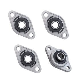 S SYDIEN 4Pcs 8mm/0.31" ID Silver Zinc Alloy Pillow Block Flange Bearing Self-Alignment KFL08 in Kuwait