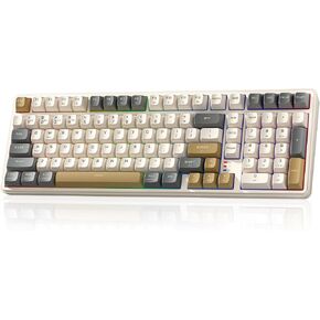 Redragon K502 RGB Gaming Keyboard RGB LED Backlit Illuminated 104 Key Silent Keyboard with Wrist Rest for Windows PC Games (RGB Backlit) in Kuwait
