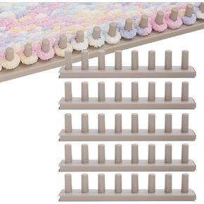 Chunky Blanket Loom Kit,72in Adjustable 5-Section Loom for Blankets(Greige) in Kuwait