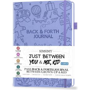 Just Between You and Me Kid Journal - A Back & Forth Journal for Grown-Up & Kid / Parent & Child to Strengthen Bond, Build Communication, and Share Memories, Interactive Writing Prompts for Kids & Adults, Gift for Girls Boys, 7"X10"-Light Blue in Saudi Arabia