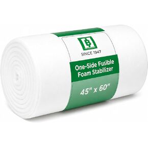 HBI One-Side Fusible Foam Stabilizer, Quilt Batting Bags & Crafts, 45"x60" in Saudi Arabia