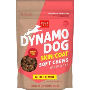 Cloud Star Dynamo Dog Soft Chews Dog Treats, Salmon, 14 oz Bag in Kuwait