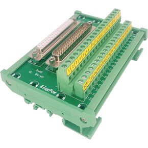 Jienk DB25 Male/Female D-SUB Din Rail Mount Interface Module, D-sub Terminal Block Breakout Board in Kuwait