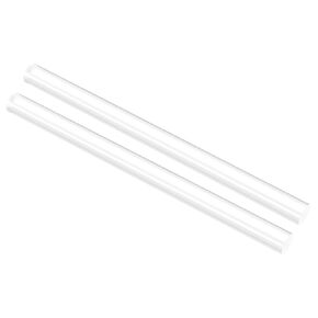 uxcell Acrylic Round Rod, Clear,3/4" Diameter 12-1/4" Length, Solid Plastic PMMA Bar Stick 2pcs in Saudi Arabia
