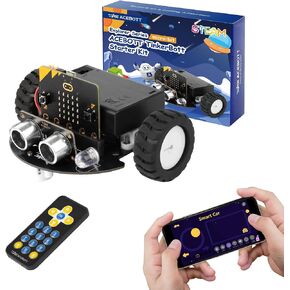Robotics for Kids Ages 8-12, ACEBOTT Smart Robot Arm Car Kit with 5DOF, STEM Toys for Boys Age 8-12 12-16+, ESP32 Arduino/Python/Blockly Coding, App & Remote Control, STEM DIY Gift for Teens & Adults in Kuwait