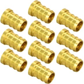10 Pack PEX Barb Plug End Cap, 3/4" PEX Caps, PEX Barb Plug End Cap, Brass PEX Barb Plug End Cap Pipe Fitting (3/4", 10pcs) in Saudi Arabia
