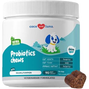 Dog Probiotics & Prebiotics Chews for Digestive Health & Diarrhea Relief in Kuwait
