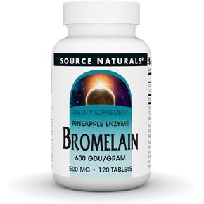 Source Naturals Bromelain 500mg Proteolytic Enzyme Supplement - 60 Tablets in Saudi Arabia