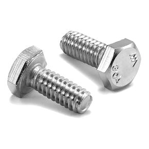 5/16-18 x 1/2" Hex Head Screw Bolt, 20Pcs 18-8 (304) Stainless Steel, Fully Threaded, Plain Finish, by SG TZH in Saudi Arabia