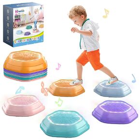 Holyton Light-Up Musical Stepping Stones for Kids, 5 Pack in Kuwait