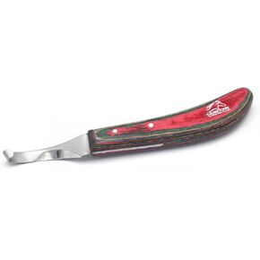 Equine Care Right-Handed Farrier Hoof Knife, Horses Goats Sheep, Red Handle in Saudi Arabia