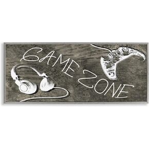 'لعبة فيديو لسماعات الرأس الموسيقية Game Zone'| فن جيكلي مؤطر in Kuwait