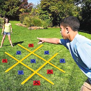 VANPET Giant Tic Tac Toe Bean Bag Toss Games for Kids Adults Family, Large Outside Lawn Yard Backyard Carnival Field Day Game, Beach Picnic Camping Birthday Party Family Reunion Games in Saudi Arabia
