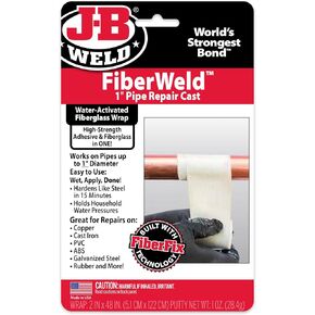 FiberWeld Pipe Repair Cast 2x48 Inch – High Strength Adhesive Fiberglass Wrap – White in Saudi Arabia