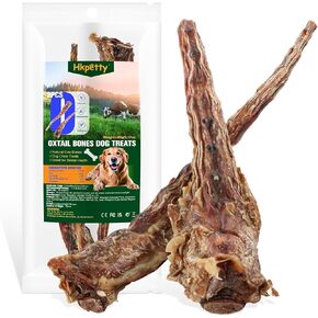 Natural Beef Tail Bones for Dogs - Long-Lasting Dental Chew, Rawhide-Free & Digestible Dog Treats,Single Ingredient Grass-Fed Beef（2 PCS） in Kuwait