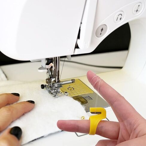 Joyzan Thread Cutter Finger Rings, Plastic Sewing Thimble Yarn Cutting Tool in Kuwait
