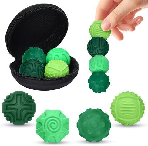 Silicone Fidget Toys Gifts for Adults Teens 4PCS Magnetic Balls Stress Toys in Kuwait