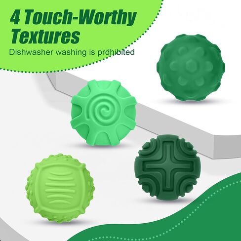 Silicone Fidget Toys Gifts for Adults Teens 4PCS Magnetic Balls Stress Toys in Kuwait