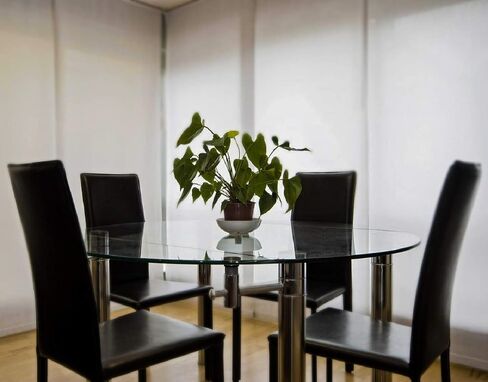Fab Glass and Mirror Patio 42" Round 1/4" Thick Flat Tempered with 2" Hole Glass Table Top, 42 Inch, Clear in Kuwait