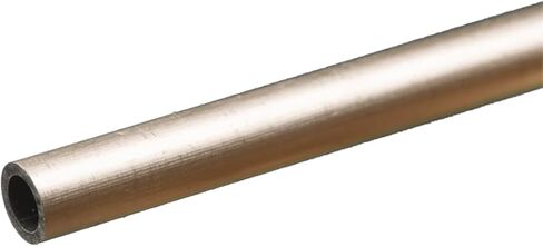 أنبوب ألومنيوم دائري K & S 83031، 1/4 بوصة OD × 0.035 بوصة جدار × 12 بوصة طول، قطعة واحدة، صنع في الولايات المتحدة الأمريكية in Saudi Arabia