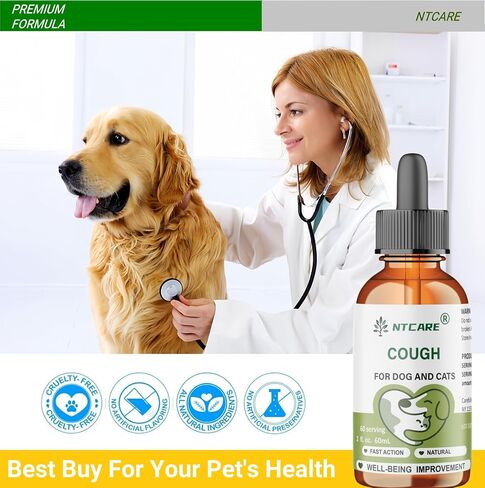 Kennel Cough Drops for Dogs & Cats, 2 Oz in Kuwait