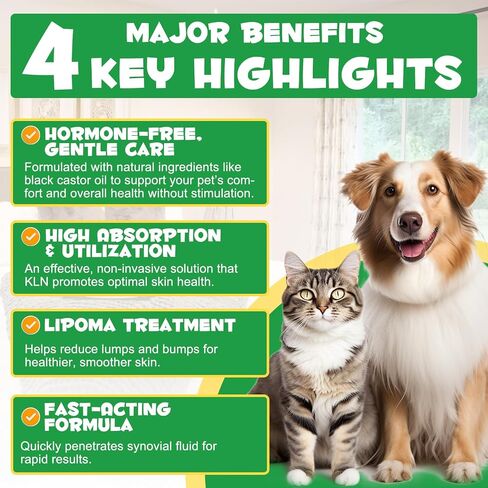 Lipoma Treatment for Dogs & Cats, Soften Fatty Lumps & Bumps in Dog, Castor Oil for Dogs, Pet Massage Oil, Soften Fatty Lumps & Bumps in Dog in Kuwait