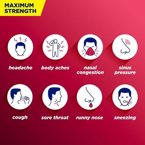Alka-Seltzer Plus Maximum Strength PowerMax Sinus Congestion and Pain Liquid Gels - Sinus Congestion / Pressure and Pain Relief for Adults and Children 12 Years and Older, 24 Count in Saudi Arabia