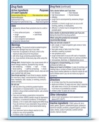 Alka-Seltzer Plus Maximum Strength PowerMax Sinus Congestion and Pain Liquid Gels - Sinus Congestion / Pressure and Pain Relief for Adults and Children 12 Years and Older, 24 Count in Saudi Arabia