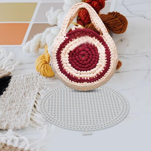 Plastic Mesh Canvas Sheets 12pcs for Crochet Bag Bottoms in Kuwait