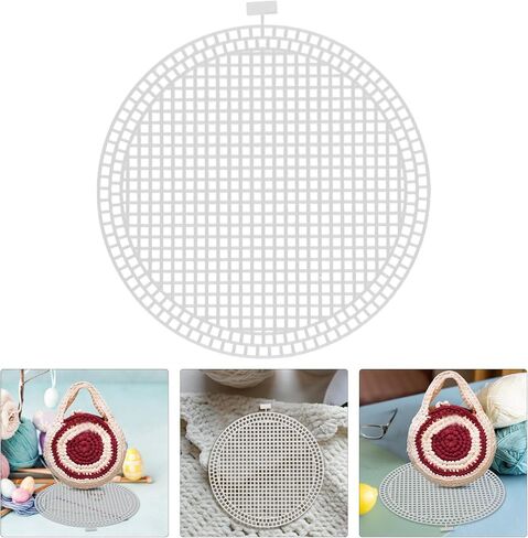 Plastic Mesh Canvas Sheets 12pcs for Crochet Bag Bottoms in Kuwait