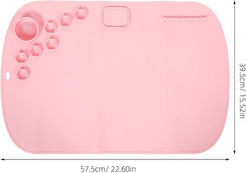 Silicone Craft Mat for Teens, Multi Use Painting Pad Pink in Saudi Arabia