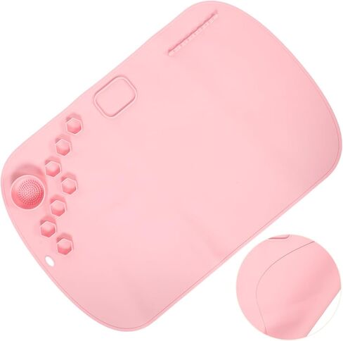Silicone Craft Mat for Teens, Multi Use Painting Pad Pink in Saudi Arabia