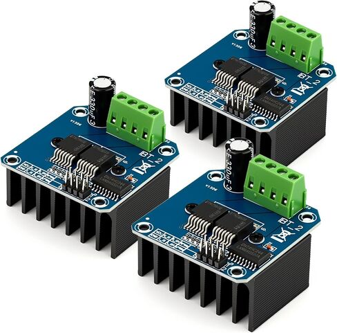 3PCS 43A DC Motor Driver IBT-2 BTS7960 5.5V-27V H-Bridge PWM Speed Controller with Heat Sink for Arduino Robotics & Smart Cars in Kuwait